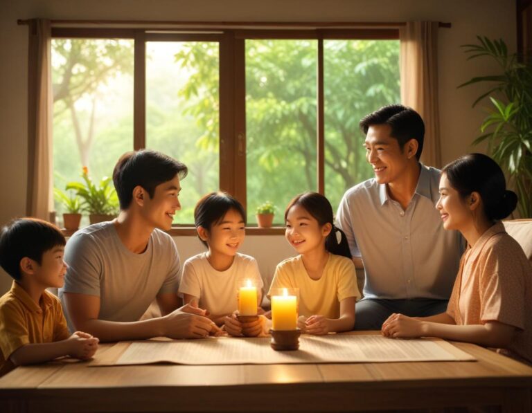 ภาพสวยงดงามแสดงถึงความสำคัญของประกันชีวิตในชีวิตและครอบครัวของคุณ